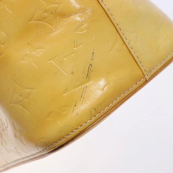 LOUIS VUITTON Monogram Vernis Houston Hand Bag Gris - Picture 8 of 16